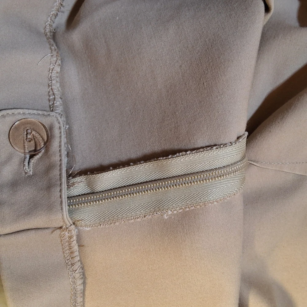ZOZO POLISHED STRECH PANT W/SIDE ZIP